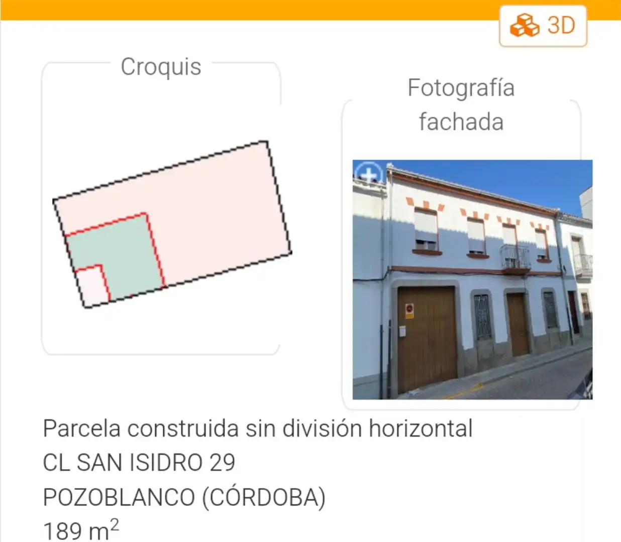 Casa adosada en venta en Calle San Isidro, 31, Pozoblanco Vista exterior de Casa adosada en venta en Pozoblanco con Terraza, Trastero y Balcón