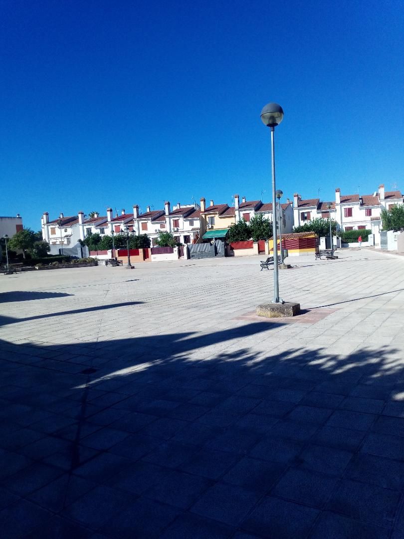 Exterior view of Single-family semi-detached for sale in Cáceres Capital
