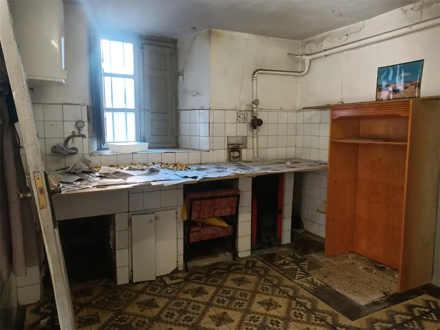 Einfamilien-Reihenhaus zum Verkauf in Calle Ayuntamiento, 7, Congosto de Valdavia Küche von Einfamilien-Reihenhaus zum Verkauf in Congosto de Valdavia mit Terrasse, Abstellraum und Balkon