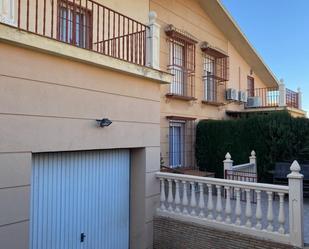 Exterior view of Single-family semi-detached for sale in Huétor Vega  with Terrace, Swimming Pool and Balcony