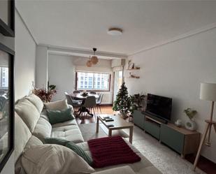 Living room of Flat for sale in Vigo   with Heating, Parquet flooring and Terrace