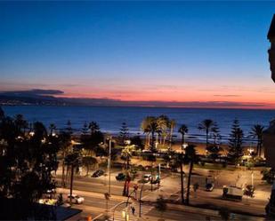 Vista exterior de Àtic de lloguer en Málaga Capital amb Calefacció, Jardí privat i Terrassa