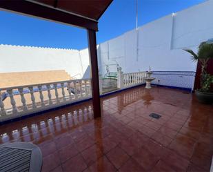 Terrace of Single-family semi-detached for sale in Almendral  with Heating, Terrace and Storage room