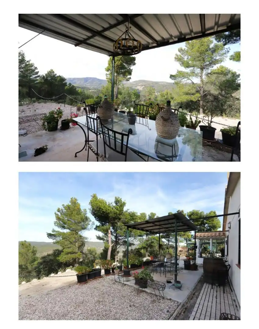 Terraza de Finca rústica en venta en Torremanzanas / La Torre de les Maçanes