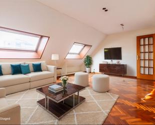 Living room of Attic for sale in A Coruña Capital   with Terrace