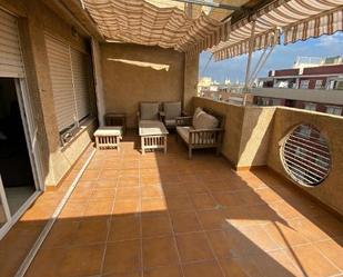 Terrace of Attic to rent in Alicante / Alacant  with Air Conditioner, Terrace and Oven