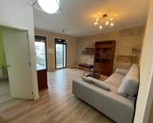 Living room of Flat to rent in Ourense Capital   with Heating, Terrace and Furnished