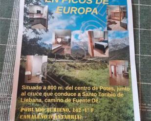 Vista exterior de Apartament de lloguer en Camaleño amb Calefacció, Terrassa i Piscina