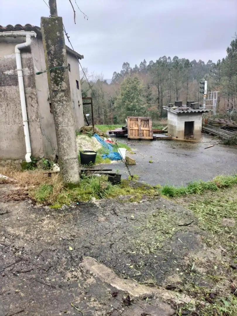 Vista exterior de Planta baja en venta en Padrón