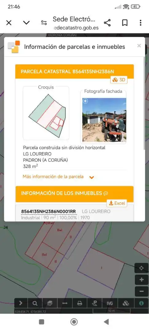 Planta baja en venta en Padrón