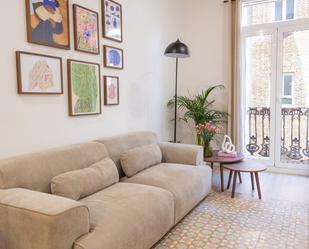 Living room of Flat for sale in  Barcelona Capital  with Air Conditioner and Balcony