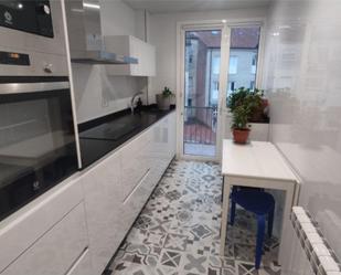 Kitchen of Flat to rent in Ourense Capital   with Heating, Parquet flooring and Furnished