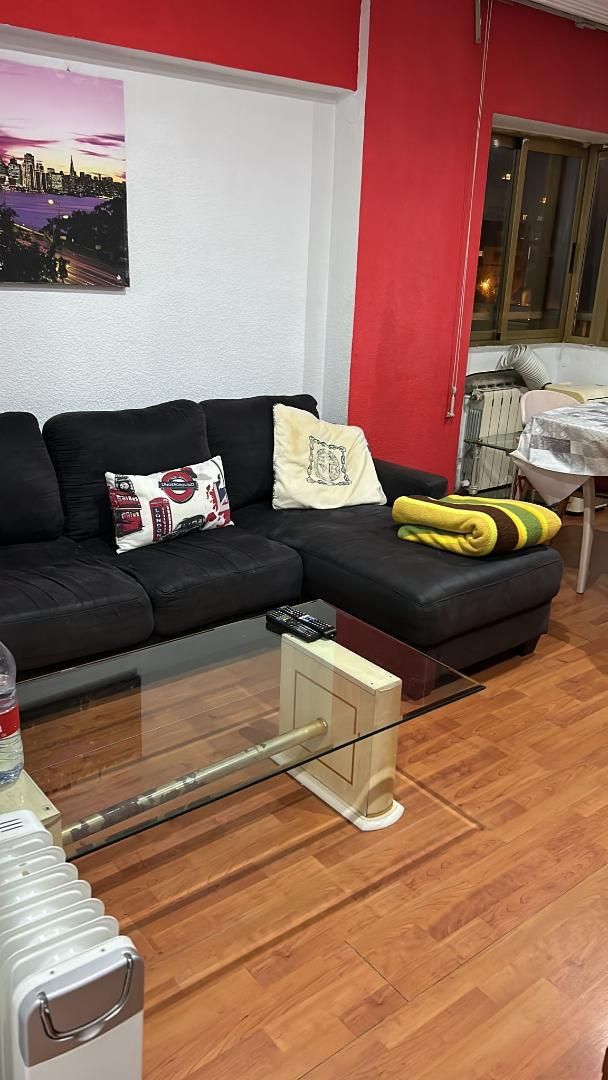 Living room of Apartment to rent in  Valencia Capital  with Air Conditioner, Heating and Parquet flooring