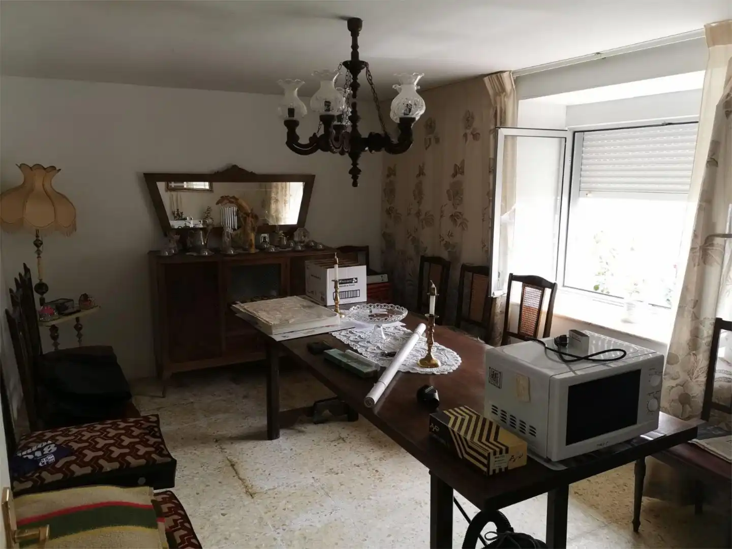 Esszimmer von Wohnung zum Verkauf in Villanuño de Valdavia mit Privatgarten, Parkett und Abstellraum