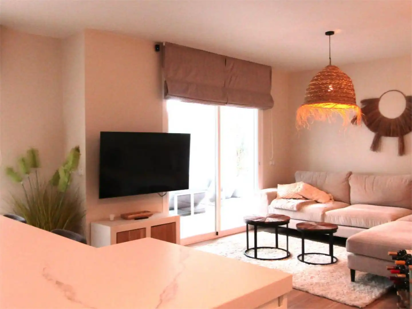 Flat for sale in Calle Alhamar, 1, Calahonda Living room of Flat for sale in Mijas with Air Conditioner, Heating and Private garden