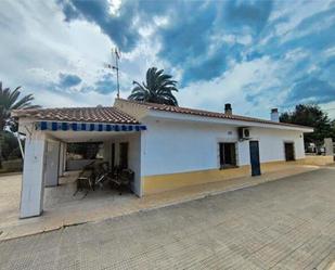 Exterior view of Single-family semi-detached for sale in Alicante / Alacant  with Terrace and Swimming Pool