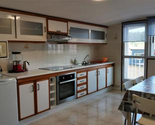 Kitchen of Flat to rent in Val do Dubra  with Heating, Parquet flooring and Furnished