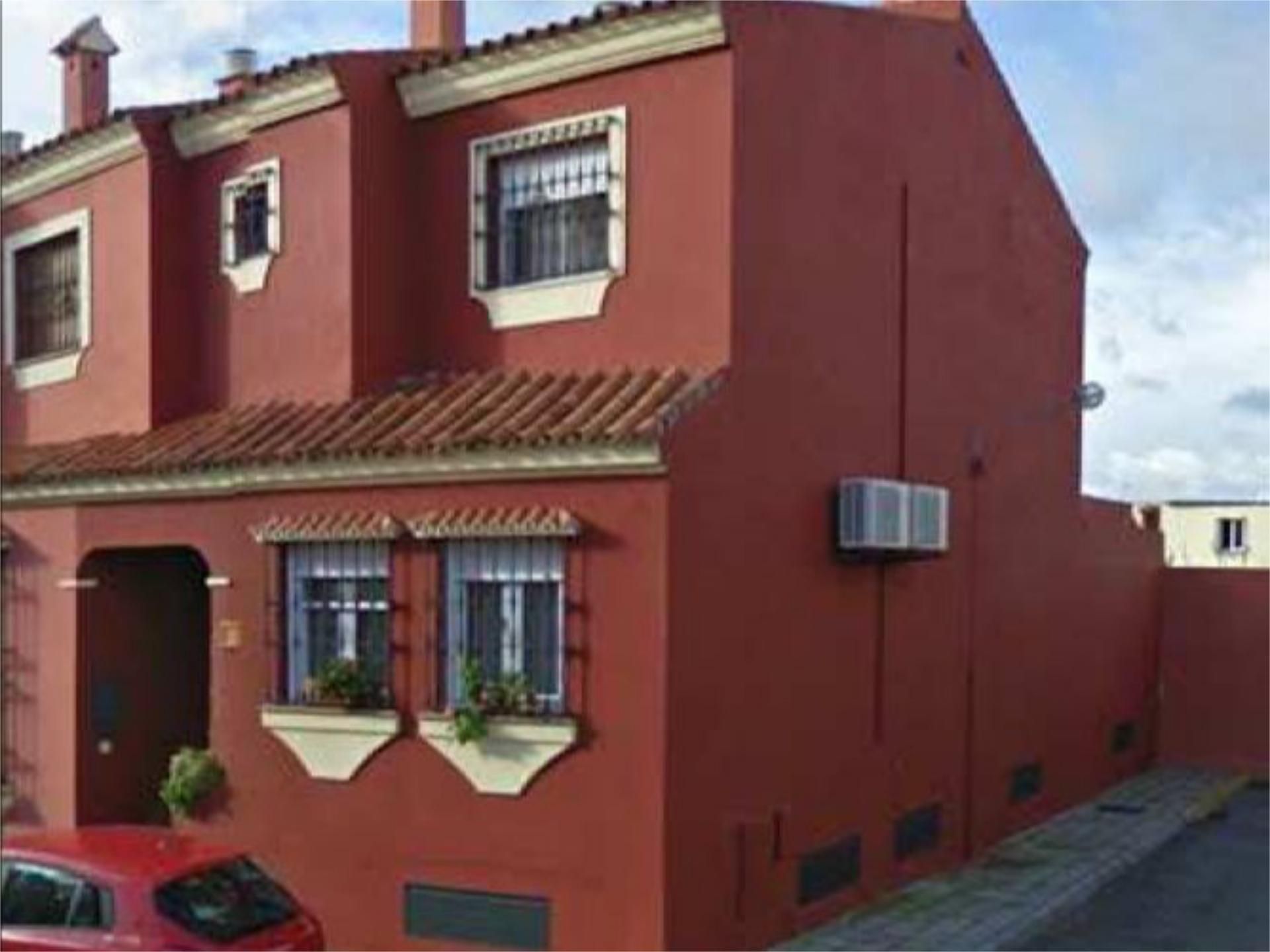 Exterior view of Single-family semi-detached for sale in La Línea de la Concepción  with Air Conditioner, Heating and Furnished