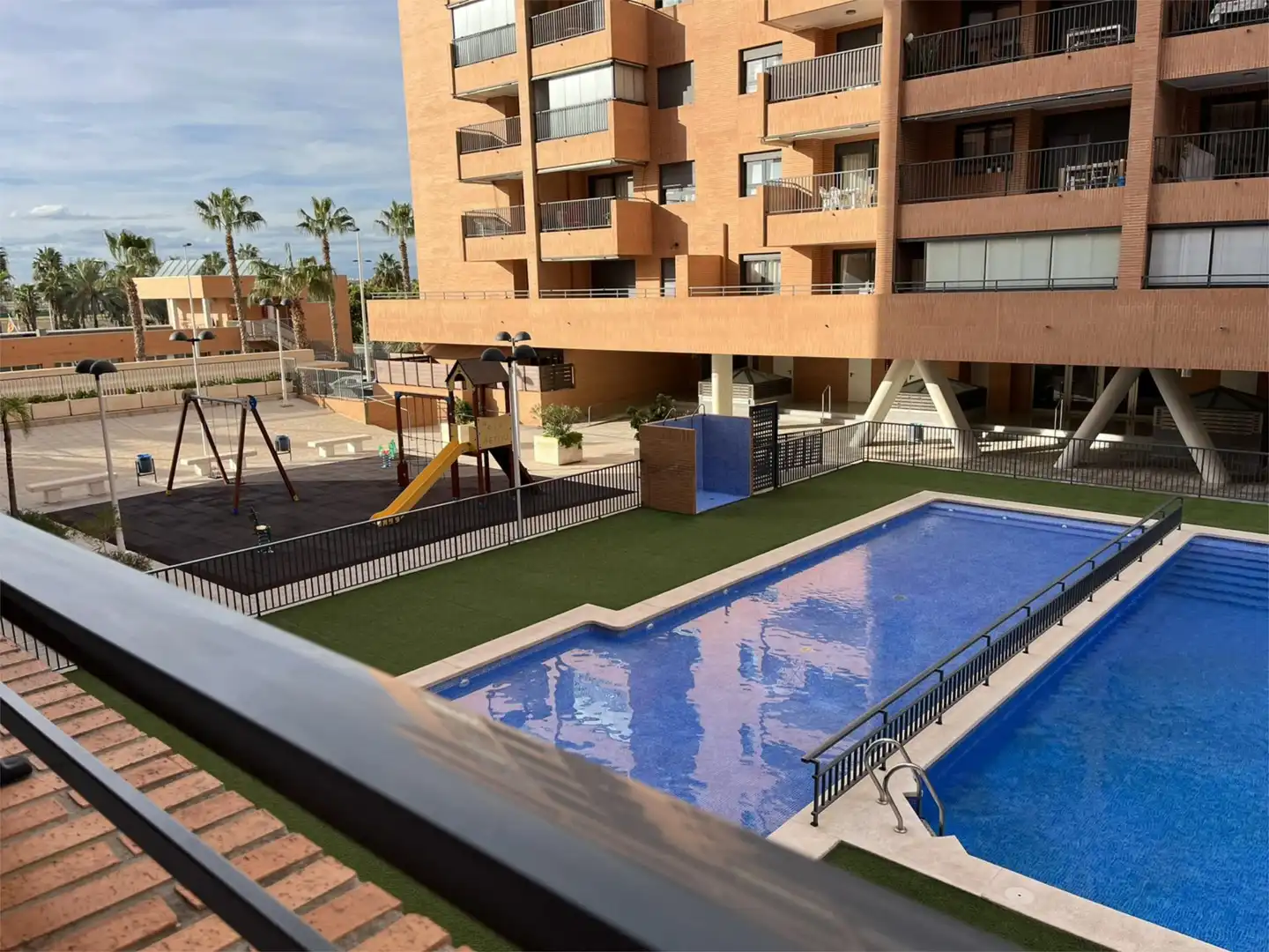 Swimming pool of Flat for sale in Alboraya  with Air Conditioner, Terrace and Swimming Pool