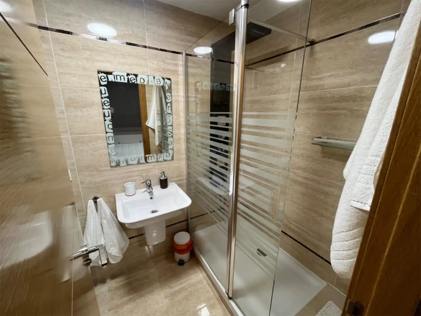 Bathroom of Flat for sale in Alboraya  with Air Conditioner, Terrace and Swimming Pool
