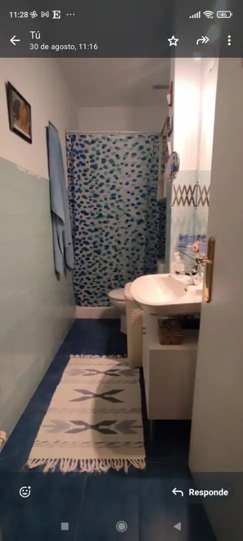 Baño de Piso para compartir en Madrid con Calefacción, Parquet y Terraza