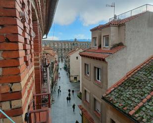 Exterior view of Flat to rent in Segovia Capital  with Heating, Furnished and Balcony