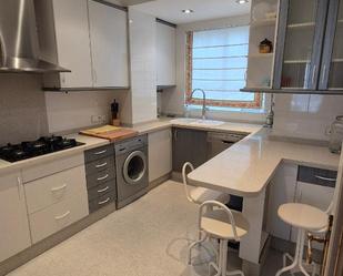 Kitchen of Flat to rent in  Valencia Capital  with Air Conditioner and Balcony