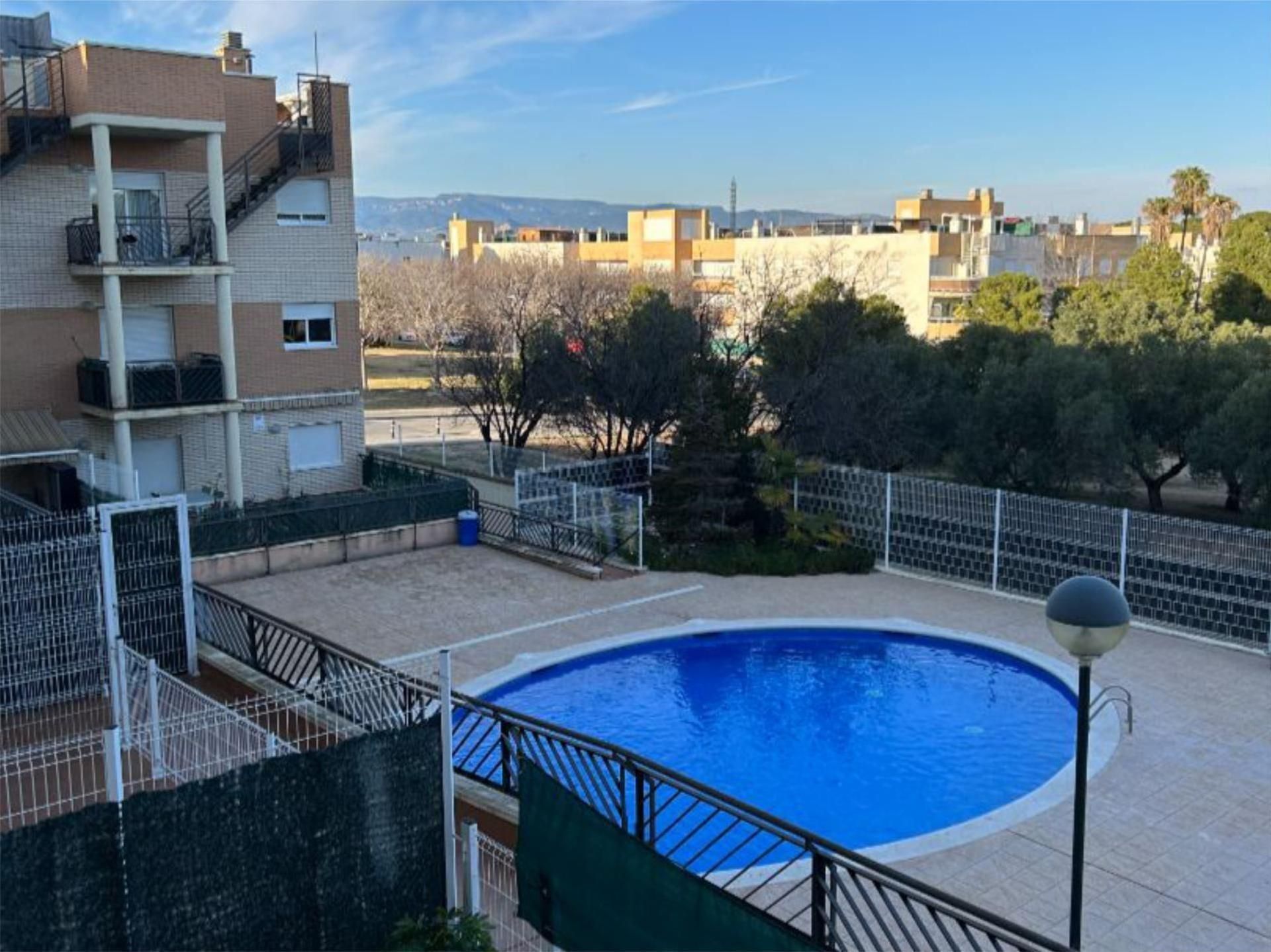 Swimming pool of Flat for sale in Cambrils  with Heating, Parquet flooring and Terrace