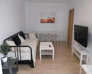 Living room of Flat to rent in Málaga Capital  with Air Conditioner, Parquet flooring and Furnished