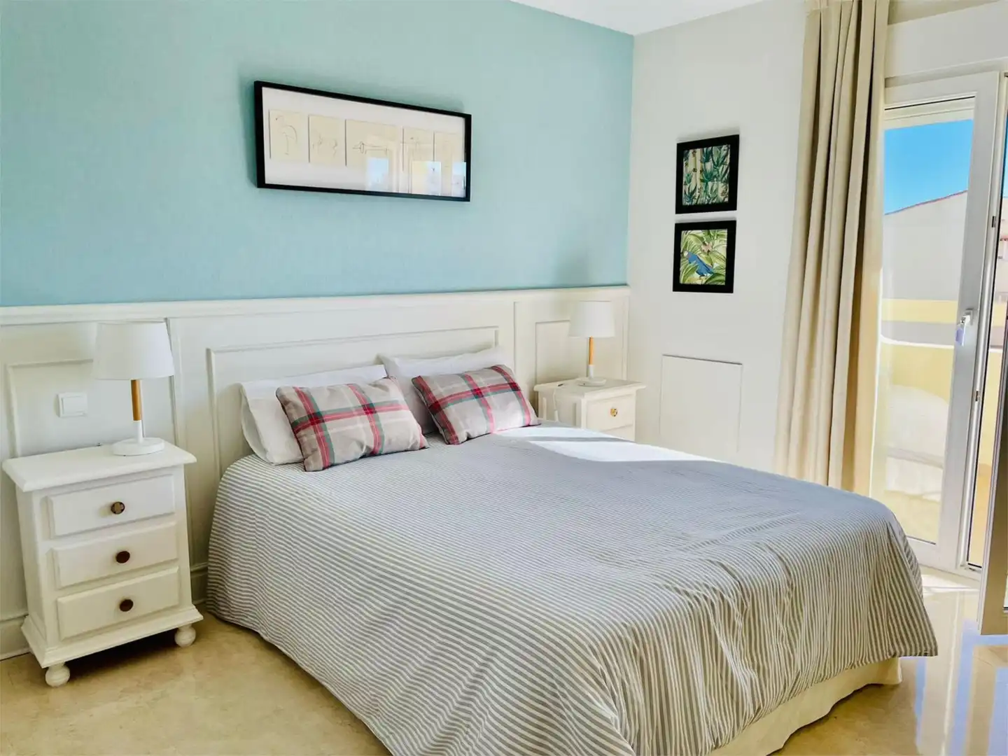 Wohnung zur Miete in Calle Jacinto Benavente, 5, Ricardo Soriano Schlafzimmer von Wohnung zur Miete in Marbella mit Klimaanlage und Terrasse