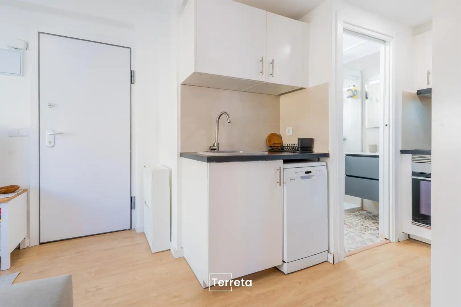 Küche von Wohnung zur Miete in  Valencia Capital mit Klimaanlage, Terrasse und Balkon