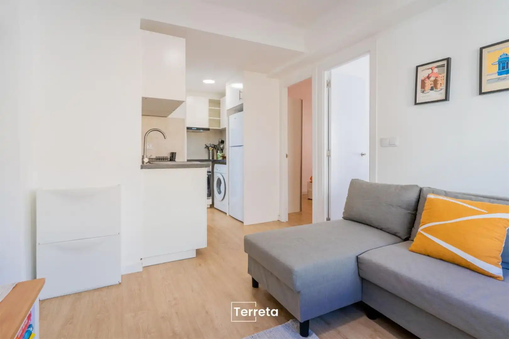 Schlafzimmer von Wohnung zur Miete in  Valencia Capital mit Klimaanlage, Terrasse und Balkon