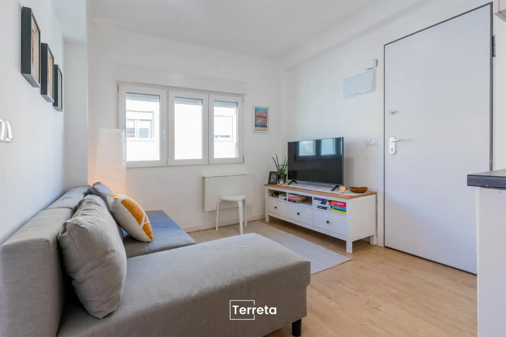 Schlafzimmer von Wohnung zur Miete in  Valencia Capital mit Klimaanlage, Terrasse und Balkon
