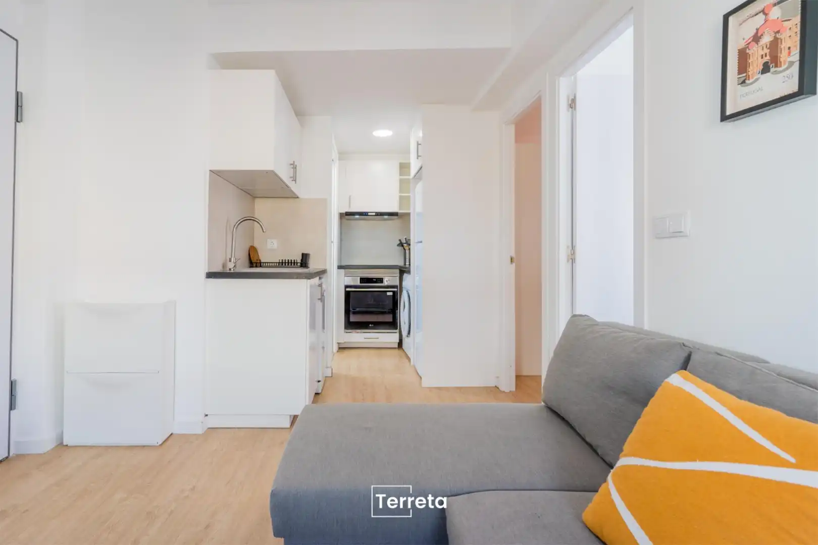 Schlafzimmer von Wohnung zur Miete in  Valencia Capital mit Klimaanlage, Terrasse und Balkon