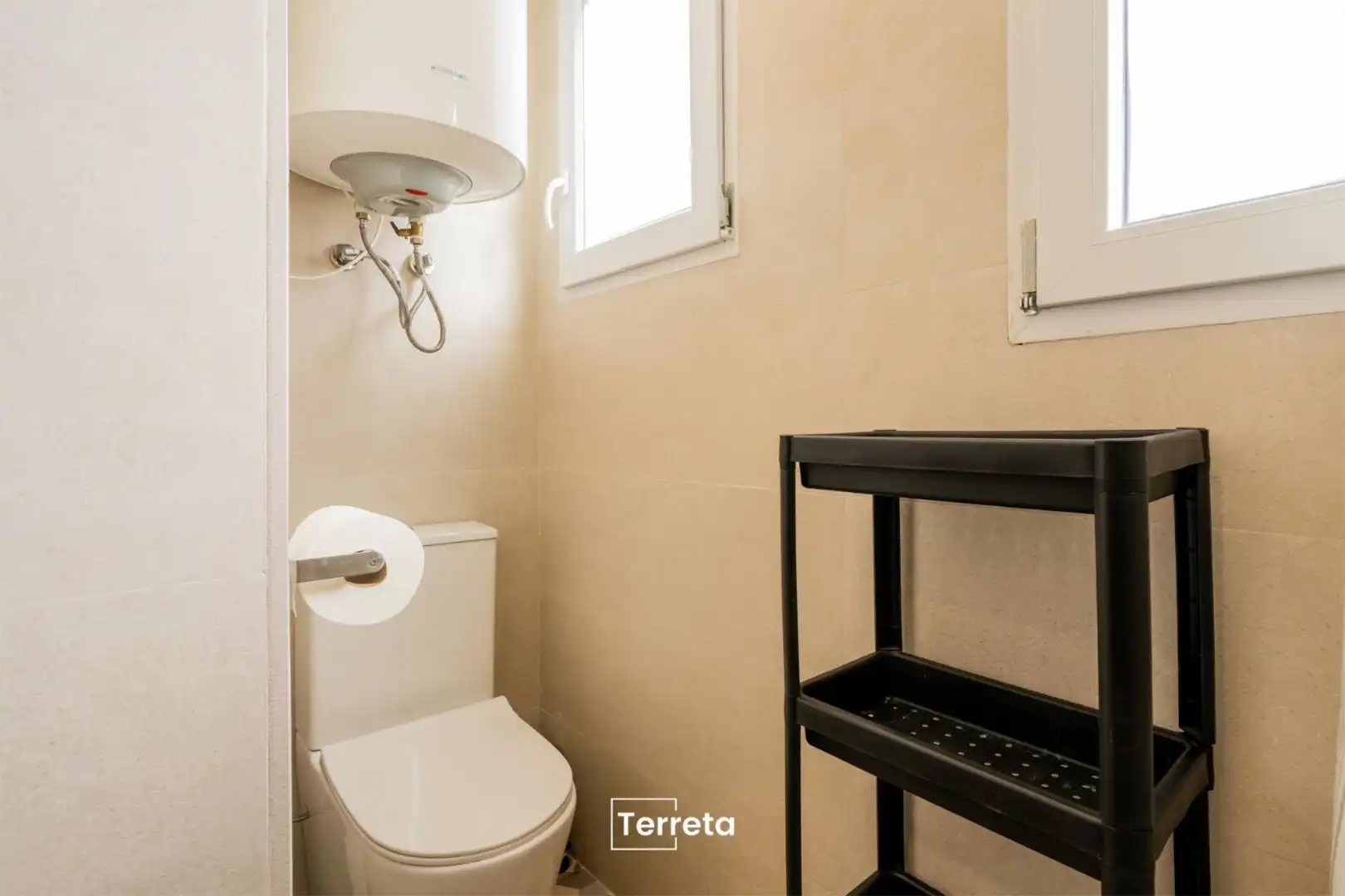 Badezimmer von Wohnung zur Miete in  Valencia Capital mit Klimaanlage, Terrasse und Balkon