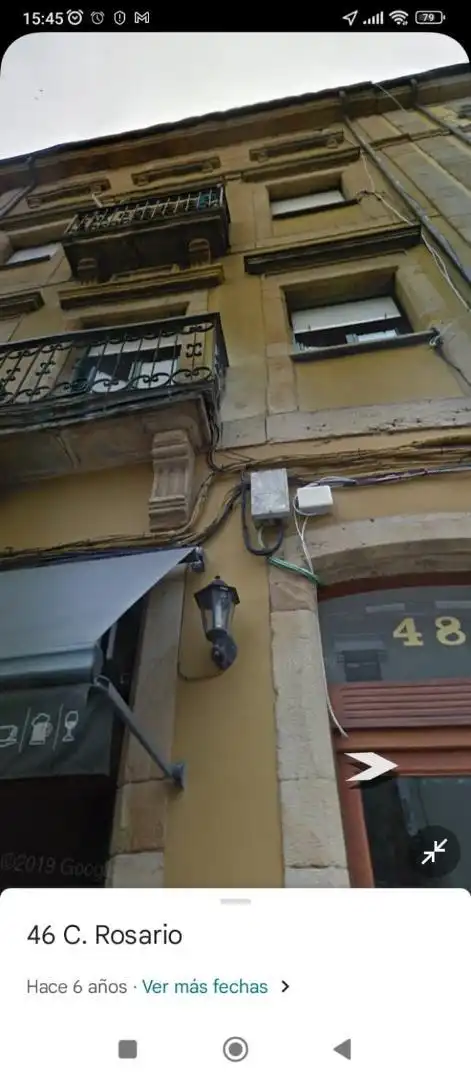 Exterior view of Flat for sale in Gijón   with Balcony