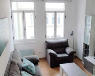 Living room of Flat to rent in Ferrol  with Heating, Terrace and Furnished