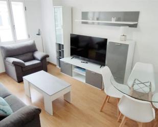 Living room of Flat to rent in Ferrol  with Heating, Terrace and Furnished
