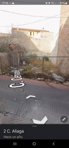 Terreno en Venta en Calle Cervantes, 4 en Algezares