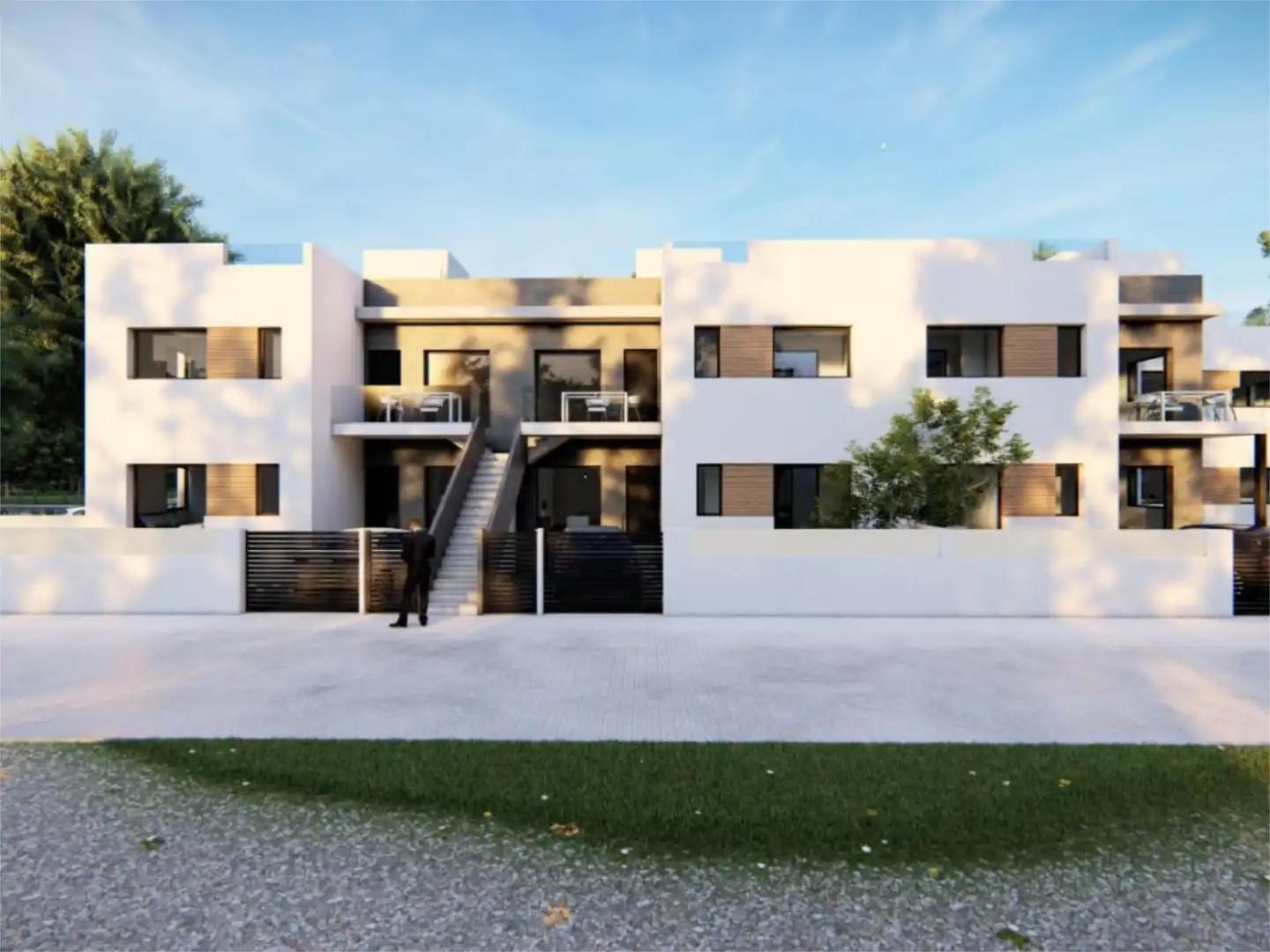 Casa adosada en venta en Calle Antonio Godoy, 18, Pilar de la Horadada ciudad Vista exterior de Casa adosada en venta en Pilar de la Horadada con Jardín privado, Terraza y Piscina