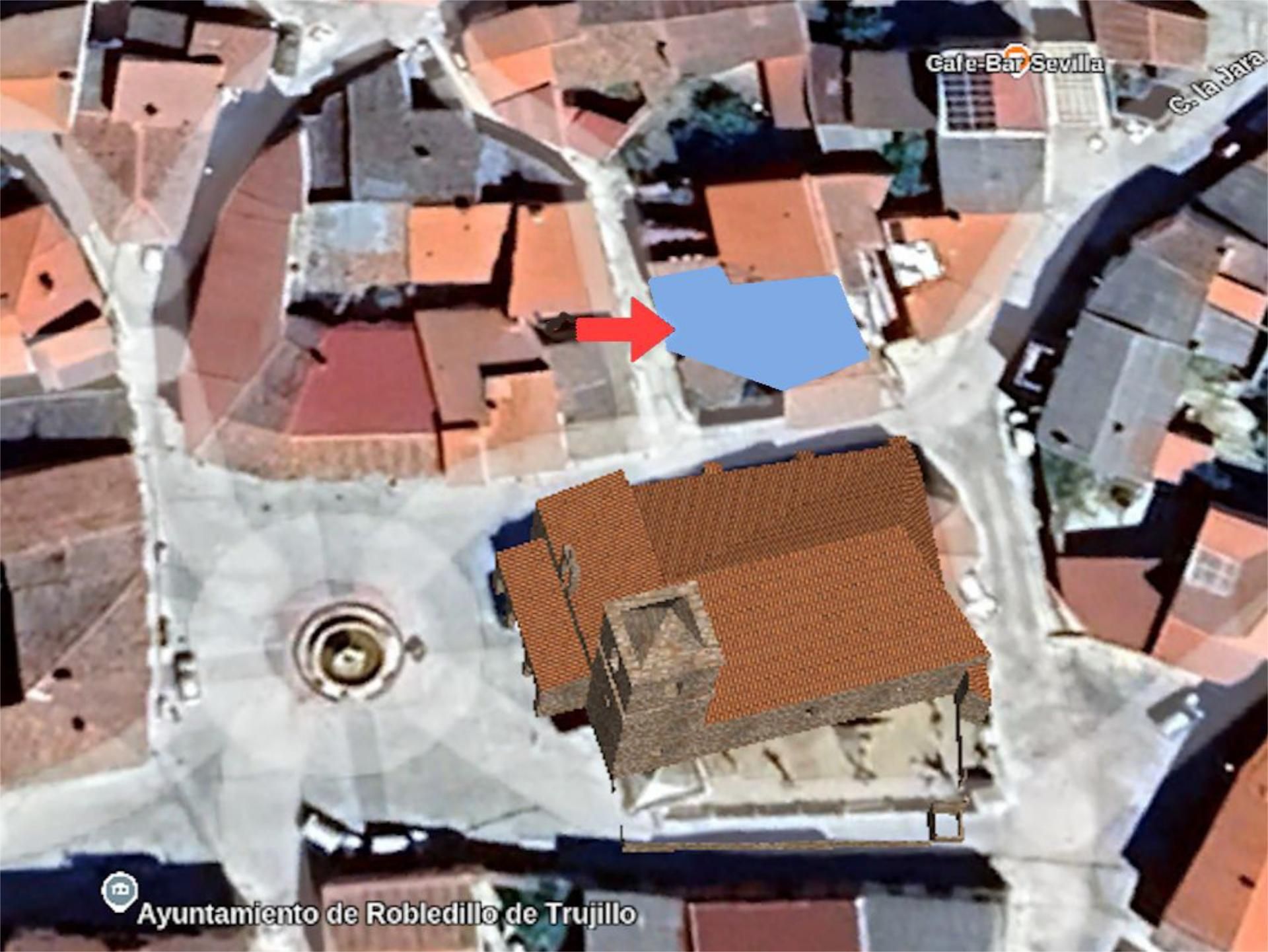 Exterior view of Land for sale in Robledillo de Trujillo