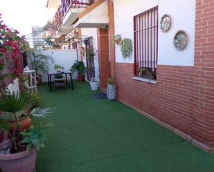 Terrace of House or chalet to rent in Aljaraque  with Air Conditioner, Heating and Private garden