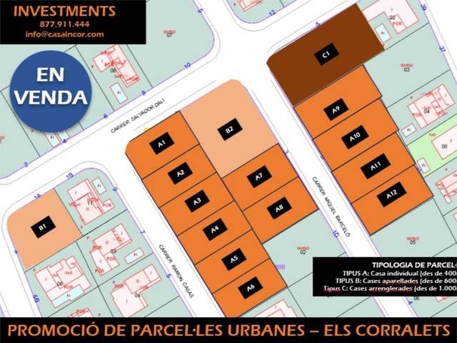 Terreno en Venta en Carrer de Salvador Dalí, 14 en Vandellòs i l'Hospitalet de l'Infant