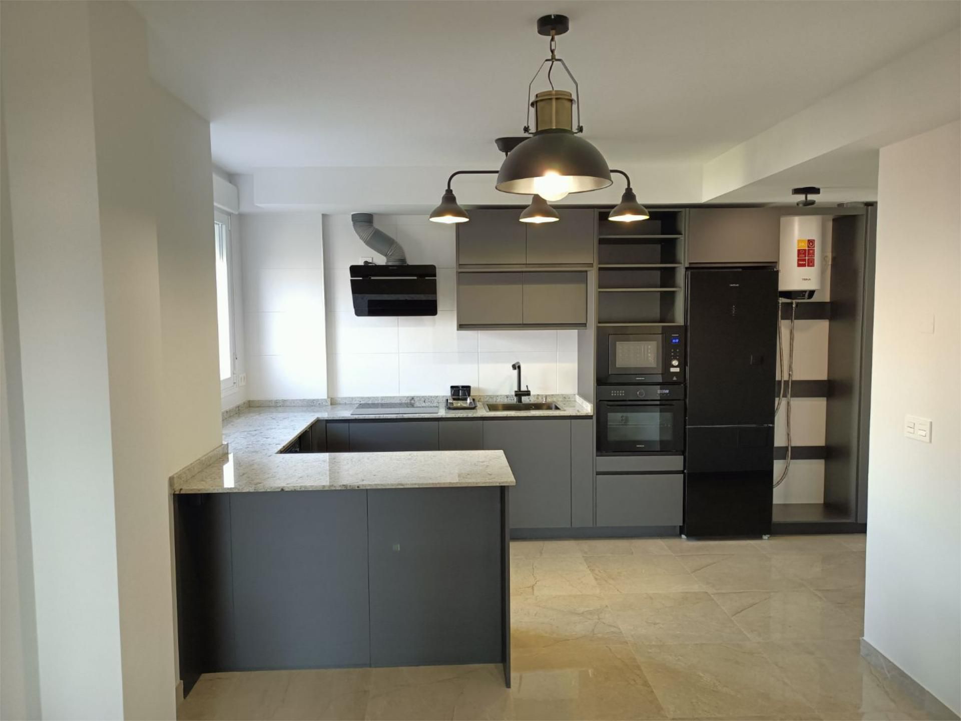 Kitchen of Flat for sale in Roquetas de Mar  with Private garden, Terrace and Swimming Pool
