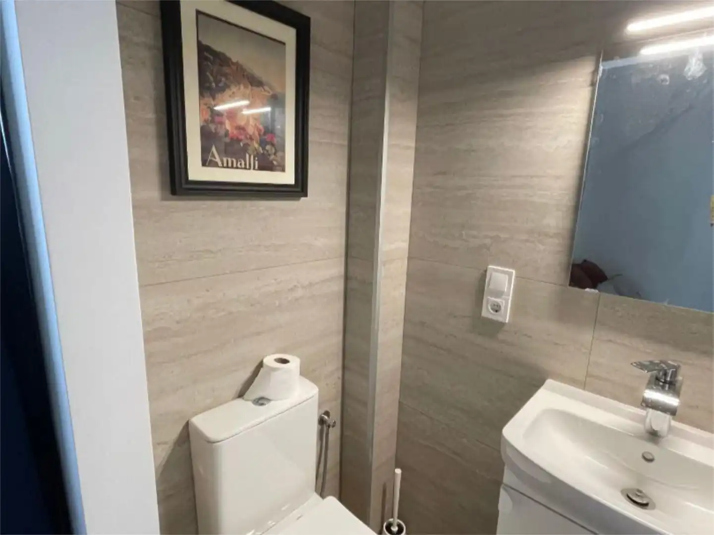 Flat for rent in Carrer d'Alcanar, 19, La Barceloneta Bathroom of Flat for rent in Barcelona with Air Conditioner, Heating and Furnished