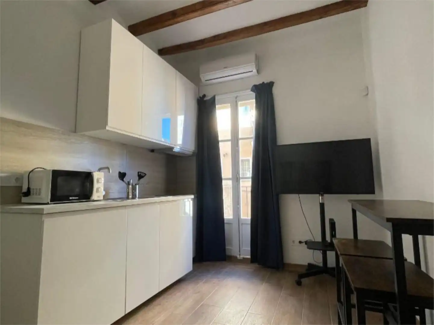 Flat for rent in Carrer d'Alcanar, 19, La Barceloneta Bedroom of Flat for rent in Barcelona with Air Conditioner, Heating and Furnished