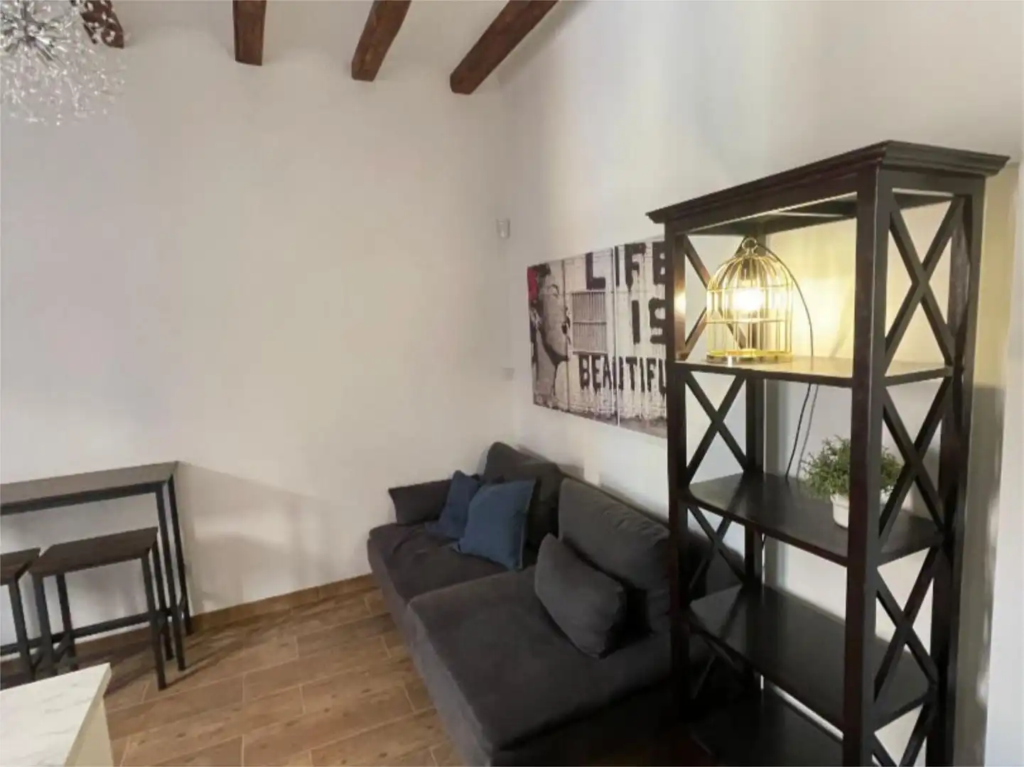 Flat for rent in Carrer d'Alcanar, 19, La Barceloneta Living room of Flat for rent in Barcelona with Air Conditioner, Heating and Furnished