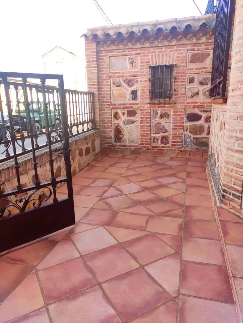 Terraza de Casa o chalet en venta en Porzuna con Aire acondicionado, Calefacción y Jardín privado