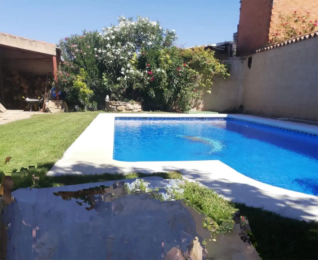 Piscina de Casa o chalet en venta en Porzuna con Aire acondicionado, Calefacción y Jardín privado