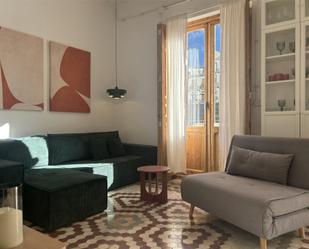 Living room of Flat to rent in  Valencia Capital  with Air Conditioner and Balcony